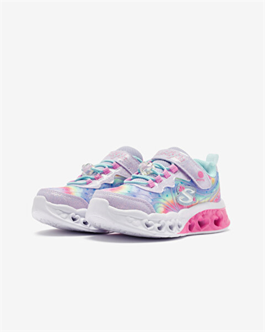 Skechers Flutter Heart Lights - Groovy Swirl Kız Çocuk Spor Ayakkabı