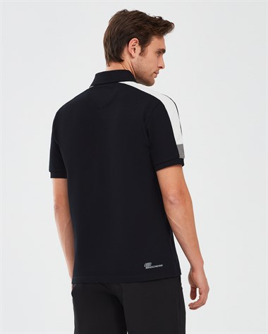 Skechers M Color Block Detail Polo Erkek T-Shirt