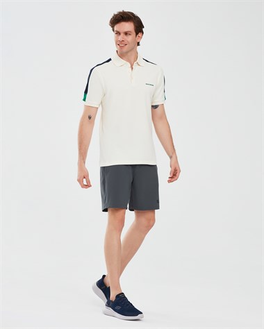 Skechers M Color Block Detail Polo Erkek T-Shirt