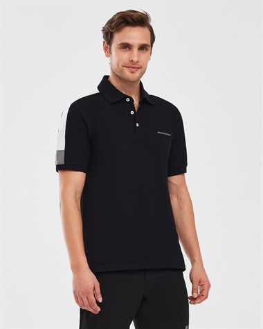 Skechers M Color Block Detail Polo Erkek T-Shirt