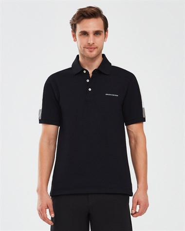 Skechers M Color Block Detail Polo Erkek T-Shirt