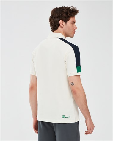 Skechers M Color Block Detail Polo Erkek T-Shirt
