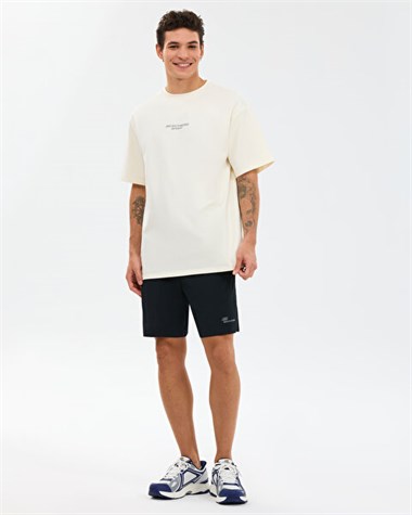 Skechers M Graphic Tee Reflect Logo Oversize Erkek T-Shirt