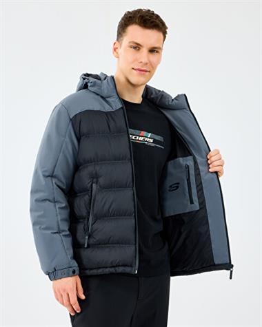 Skechers M Padded Jacket Erkek Mont