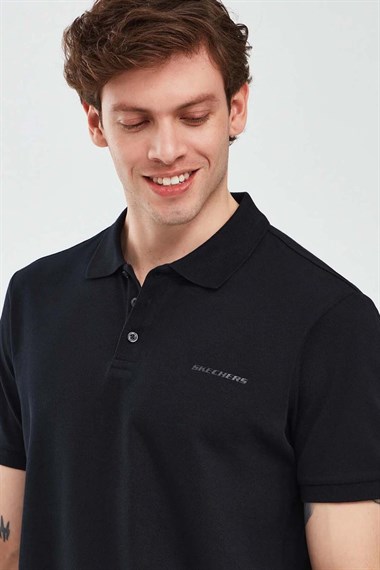 Skechers M Short Sleeve Polo Erkek T-Shirt