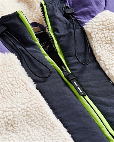 Skechers W Outdoor Fleece Full Zip Sherpa Kadın Mont