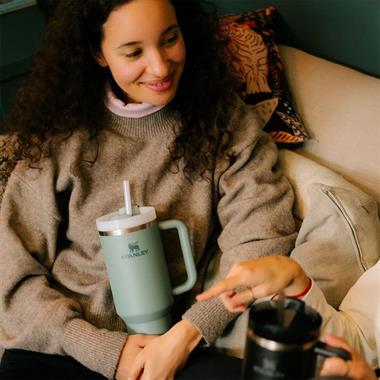 Stanley Stan Adv 40Oz Qnchrh2.O Tm Tumb Shale Termos