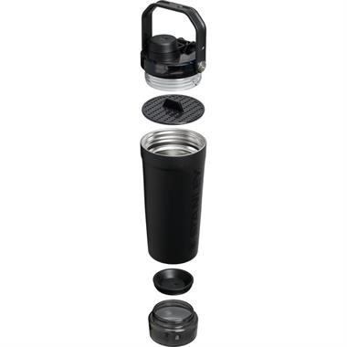 Stanley The Activate Shaker 0.6L / 20oz Black 2.0 Termos