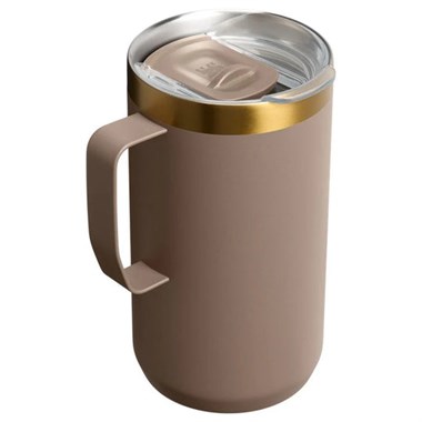 Stanley The Everyday Camp Mug 0.74L / 24oz (BOX) Espresso Gold Termos