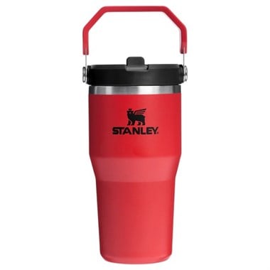 Stanley The IceFlow™ Flip Straw 2.0 Tumbler 0.59L / 20oz Chili Black Termos
