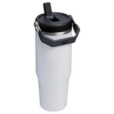 Stanley The IceFlow™ Flip Straw 2.0 Tumbler 0.89L / 30oz Chalk Termos
