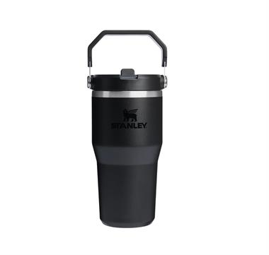 Stanley The IceFlow™ Flip Straw 2.0 Tumbler 0.6L / 20oz Black 2.0 Termos