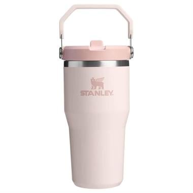 Stanley The IceFlow Flip Straw 2.0 Tumbler 0.6L / 20oz Rose Quartz Termos