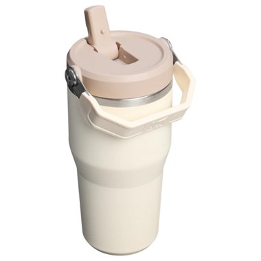 Stanley The IceFlow™ Flip Straw 2.0 Tumbler 0.59L / 20oz Cream Termos