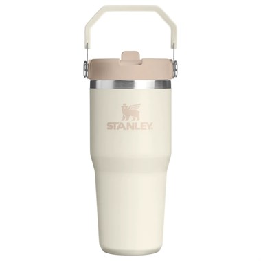 Stanley The IceFlow™ Flip Straw 2.0 Tumbler 0.41L / 14oz Cream Termos