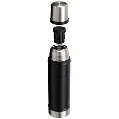 Stanley The Legendary Classic Bottle 0.6L / 20oz Black 2.0 Termos