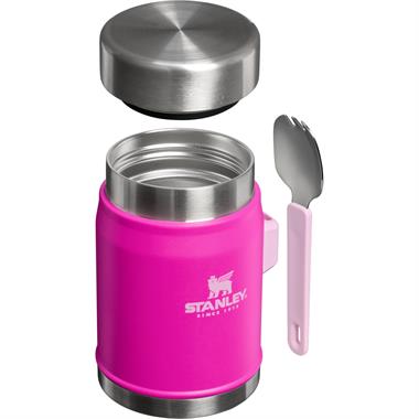Stanley The Legendary Food Jar + Spork 0.4L / 14oz Violet Blossom Yemek Termosu