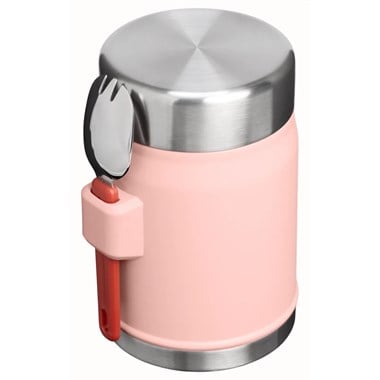 Stanley The Legendary Food Jar + Spork 0.4L / 14oz Peach Rose Yemek Termosu