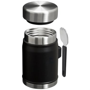 Stanley The Legendary Food Jar + Spork 0.4L / 14oz Black 2.0 Yemek Termosu