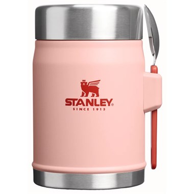 Stanley The Legendary Food Jar + Spork 0.4L / 14oz Peach Rose Yemek Termosu