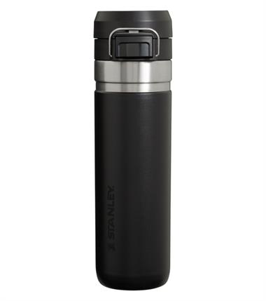 Stanley The Quick-Flip Water Bottle 0.7L / 24oz Black 2.0 Termos