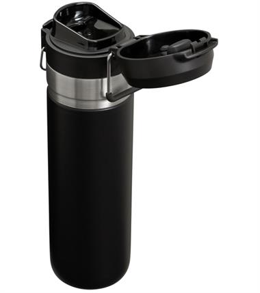 Stanley The Quick-Flip Water Bottle 0.7L / 24oz Black 2.0 Termos