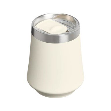 Stanley The Reserve Wine Tumbler - 0.32L / 11oz Cream Termos Bardak