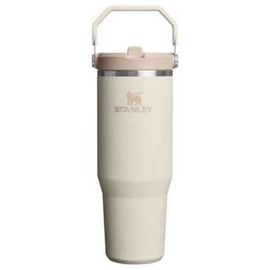 The iceflow™ Flip Straw 2.0 Tumbler 0.89L / 30Oz Cream Termos Bardak