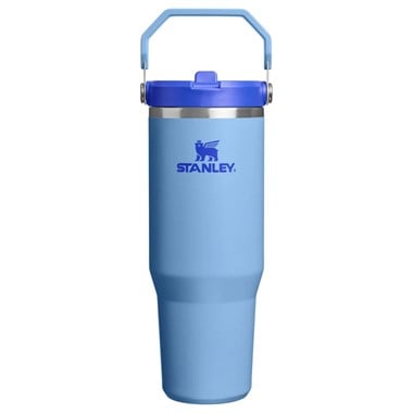 The iceflow™ Flip Straw 2.0 Tumbler 0.89L / 30Oz Blue Sky Termos Bardak