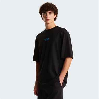 The North Face M Liquid Logo Oversize Short Sleeve Tee- Erkek T-Shirt