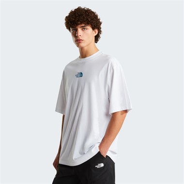 The North Face M Liquid Logo Oversize Short Sleeve Tee- Erkek T-Shirt