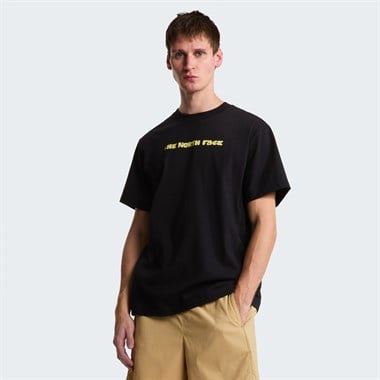 The North Face M Logo Twist Relaxed Short Sleeve Tee-GR Erkek T-Shirt