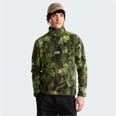 The North Face M Novelty Logo Glacier 1/4 Zip - Print Erkek Sweatshirt