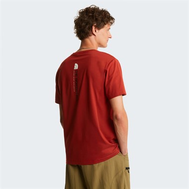 The North Face M Vertical Regular Short Sleeve Tee-Grap Erkek T-Shirt