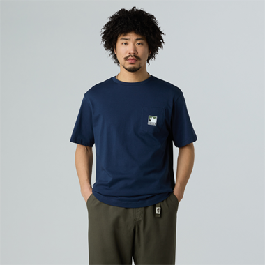 The North Face Mountain Logo Relaxed S/S Pocket Tee Erkek T-Shirt