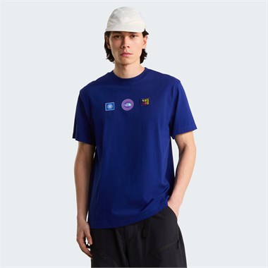 The North Face U Explorer Badges Rlx Ss Tee-Graphic Unisex T-Shirt