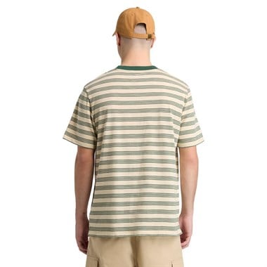 Timberland 4 Rows Striped Short Sleeve Tee Erkek T-Shirt