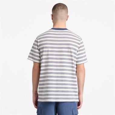 Timberland 4 Rows Striped Short Sleeve Tee Erkek T-Shirt