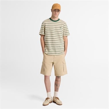 Timberland 4 Rows Striped Short Sleeve Tee Erkek T-Shirt