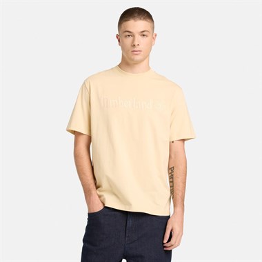 Timberland Garment Dye Logo Graphic Erkek T-Shirt