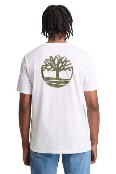 Timberland Kennebec Rıver Back Camo Tree Logo Short Erkek T-Shirt