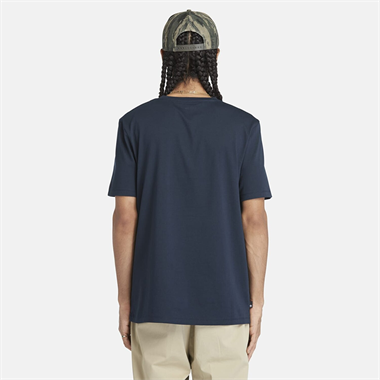 Timberland Kennebec River Linear Logo Short Sleeve  Erkek T-Shirt