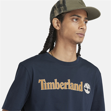 Timberland Kennebec River Linear Logo Short Sleeve  Erkek T-Shirt