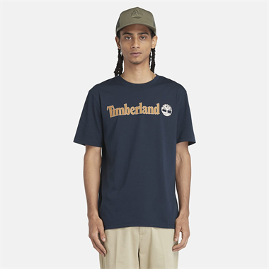 Timberland Kennebec River Linear Logo Short Sleeve  Erkek T-Shirt