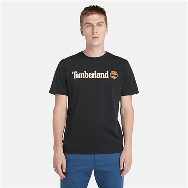 Timberland Kennebec River Linear Logo Short Sleeve  Erkek T-Shirt