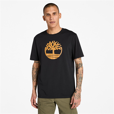 Timberland Kennebec River Tree Logo Short Sleeve Te Erkek T-Shirt