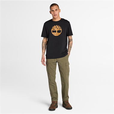 Timberland Kennebec River Tree Logo Short Sleeve Te Erkek T-Shirt