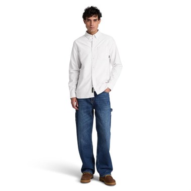 Timberland Lake Warner Solid Oxford Shirt Erkek Gömlek