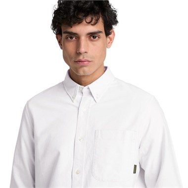 Timberland Lake Warner Solid Oxford Shirt Erkek Gömlek
