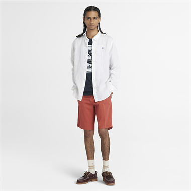 Timberland Mill Brook Linen Shirt Erkek Gömlek
